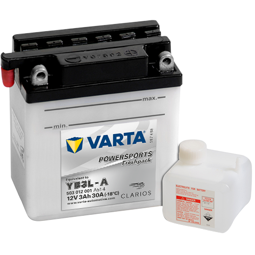 Varta Mc-batteri YB3L-A 12v 3Ah