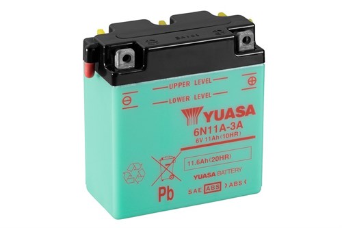 Yuasa Mc batteri 6N11A-3A 6v 11,6Ah
