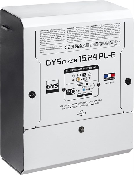 GYSFLASH 15.24 PL-E ombordladdare 24v 15A