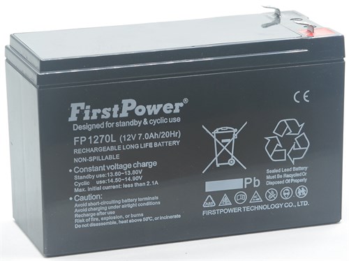 Firstpower Vrla 12v 7Ah 15Års