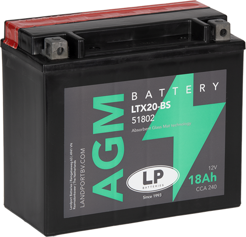LP Mc Batteri AGM 12v 18Ah YTX20-BS
