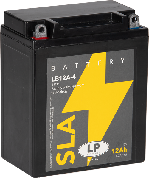 LP Mc Batteri YB12A-4 SLA 12v 12aH