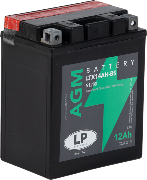 LP Mc Batteri AGM 12v 12Ah YTX14AH-BS