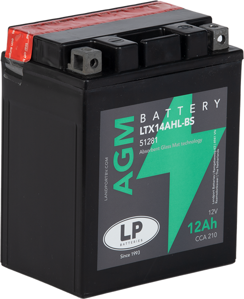 LP Mc Batteri AGM 12v 12Ah YTX14AHL-BS