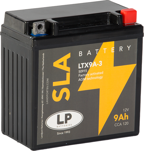 LP Mc Batteri SLA 12v 9Ah YB9L-B