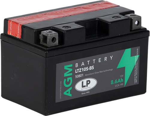 LP Mc Batteri AGM 12v 8,6Ah YTZ10S-BS