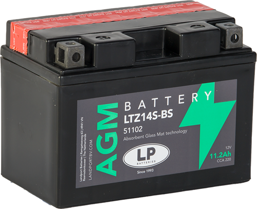 LP Mc Batteri AGM 12v 11,2Ah YTZ14S-BS