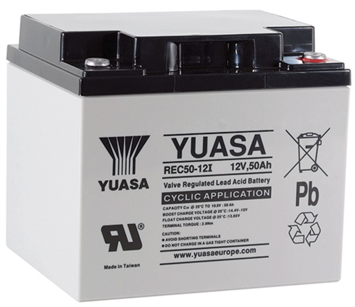 Yuasa REC VRLA/AGM 12V 50Ah