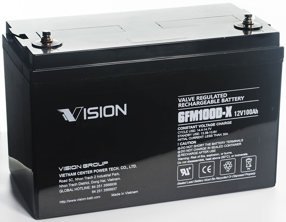 Vision Vrla 12v 100Ah