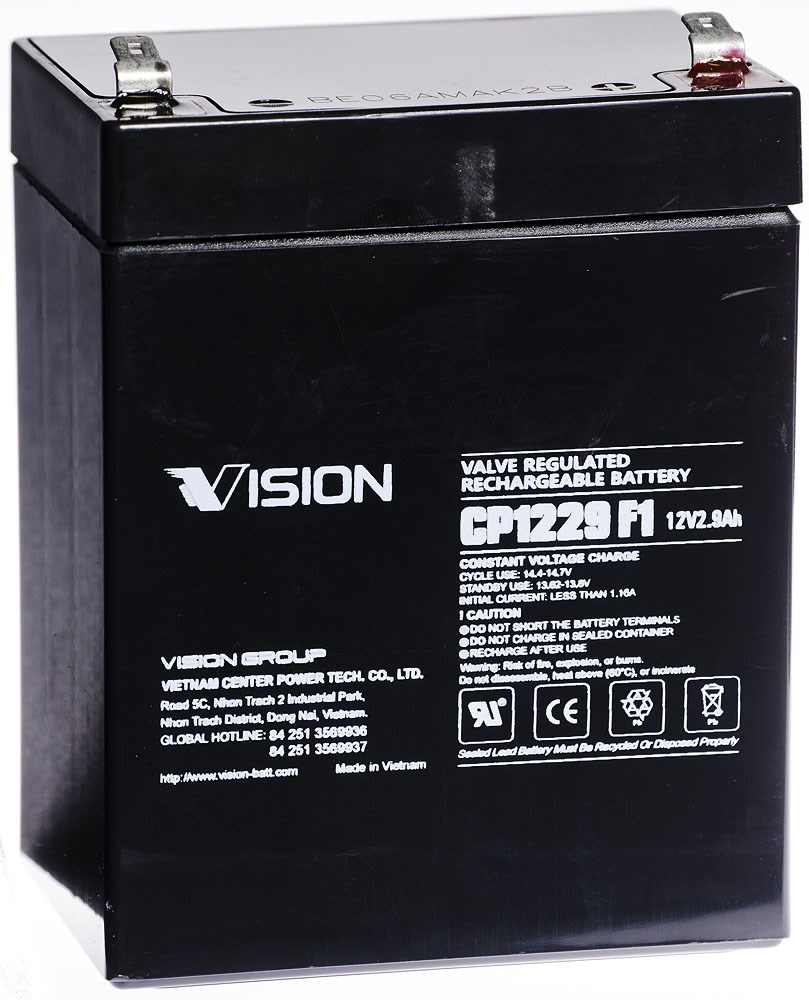 Vision Vrla 12V 2,9Ah