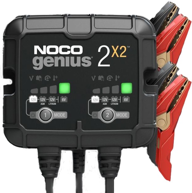 Noco Batteriladdare 2 x 6/12V 4A