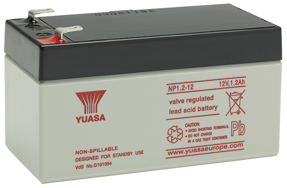 Yuasa NP VRLA/AGM 12V 1,2Ah