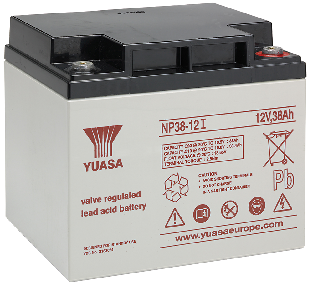 Yuasa NP VRLA/AGM 12V 38Ah